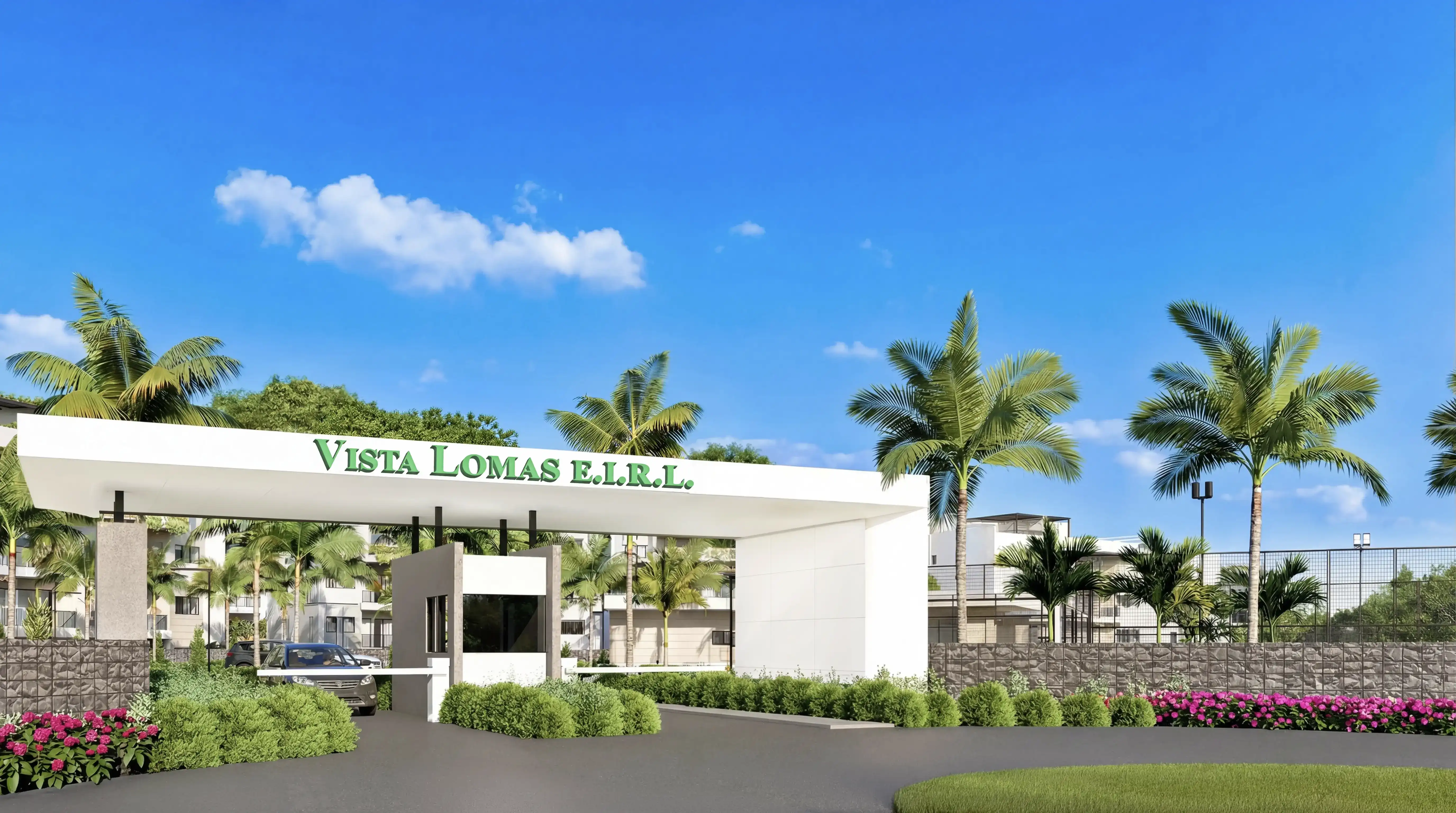 Primary entrance of Vista Lomas