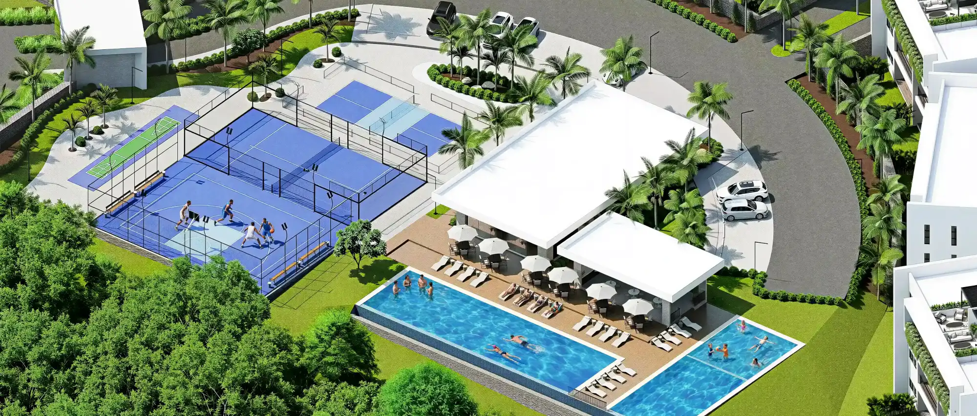 Project amenities sports court
